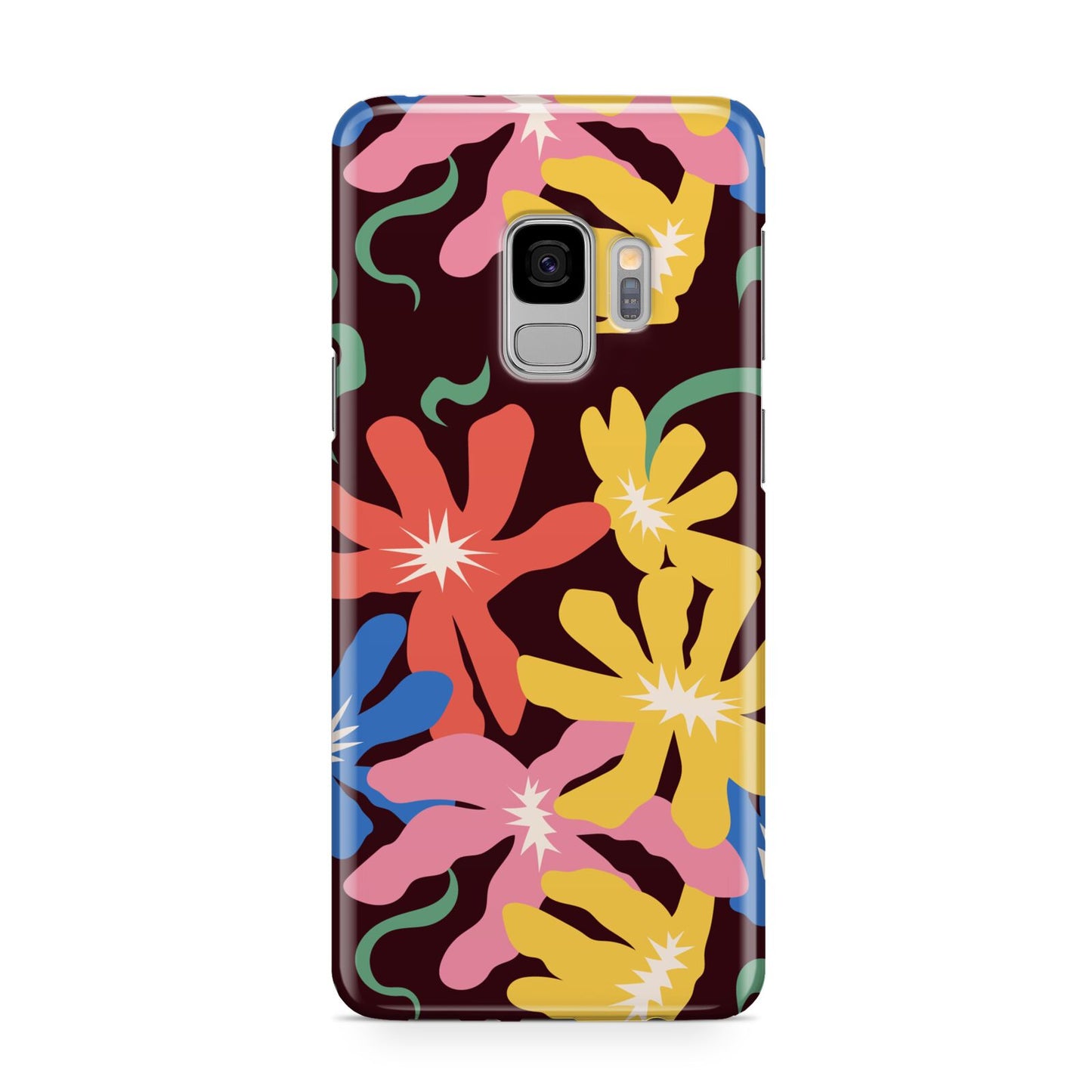 Abstract Flowers Samsung Galaxy S9 Case