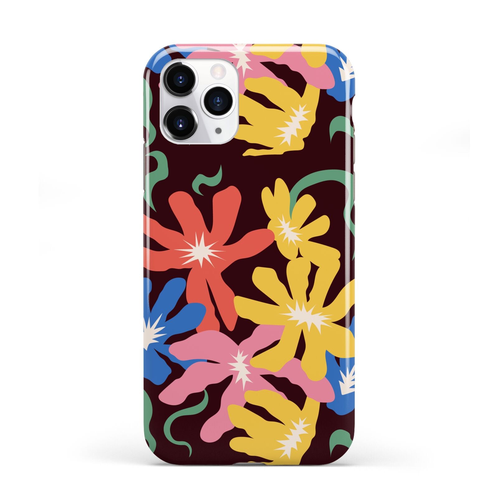 Abstract Flowers iPhone 11 Pro 3D Tough Case