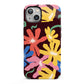Abstract Flowers iPhone 13 Full Wrap 3D Tough Case