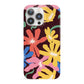 Abstract Flowers iPhone 13 Pro Full Wrap 3D Snap Case