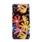 Abstract Flowers iPhone 8 Plus 3D Snap Case on Gold Phone