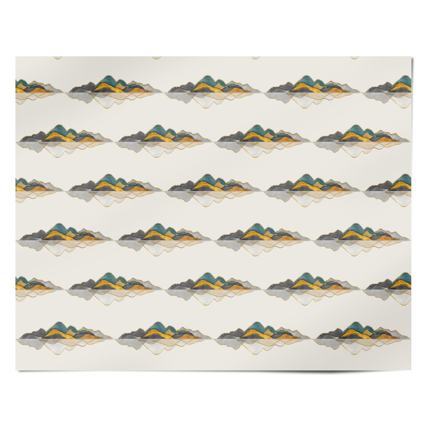 Abstract Mountain Personalised Wrapping Paper Alternative