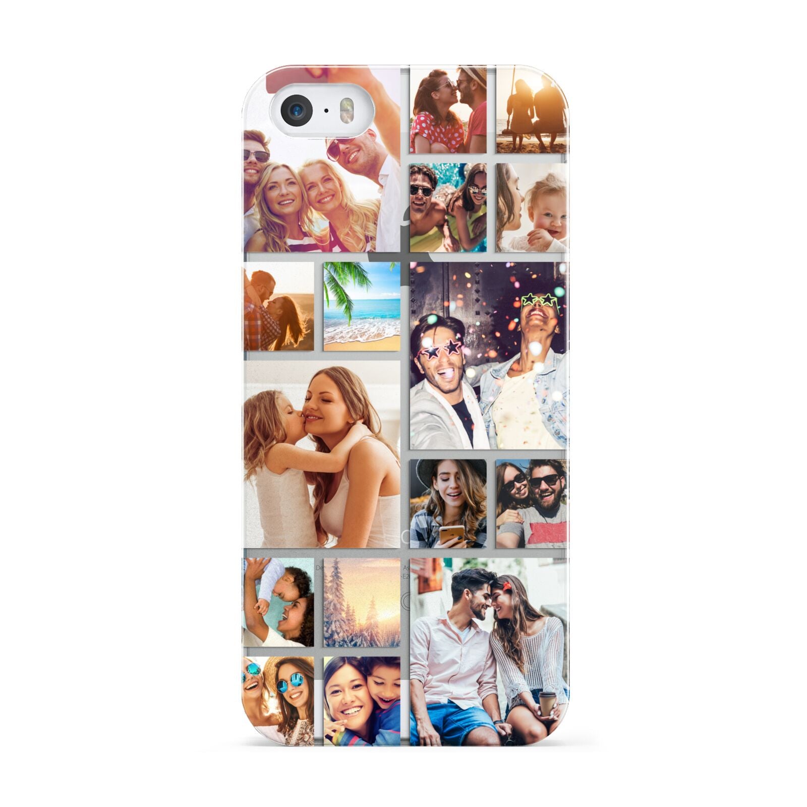 Abstract Multi Tile Photo Montage Upload Apple iPhone 5 Case