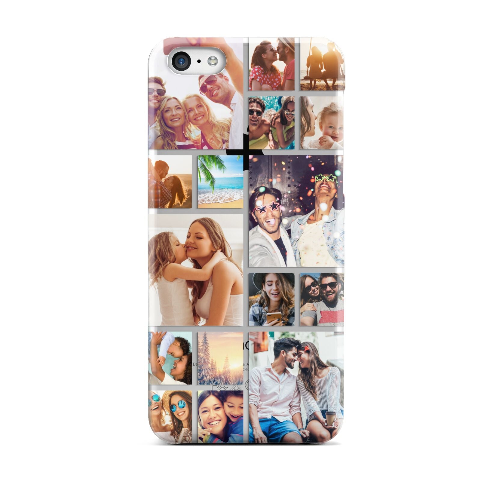 Abstract Multi Tile Photo Montage Upload Apple iPhone 5c Case