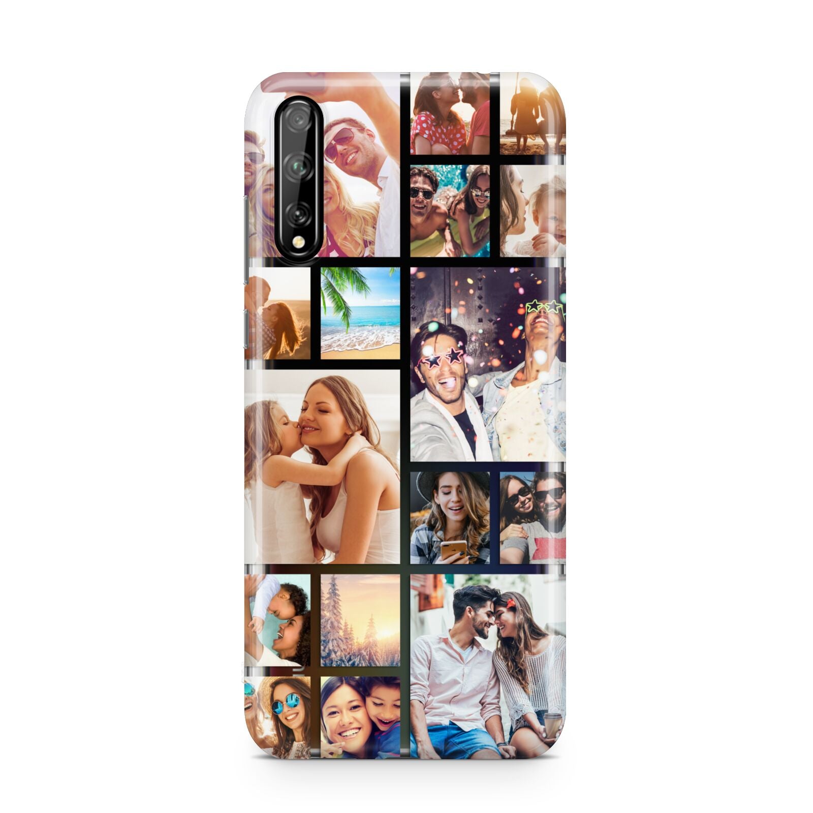 Abstract Multi Tile Photo Montage Upload Huawei Enjoy 10s Phone Case