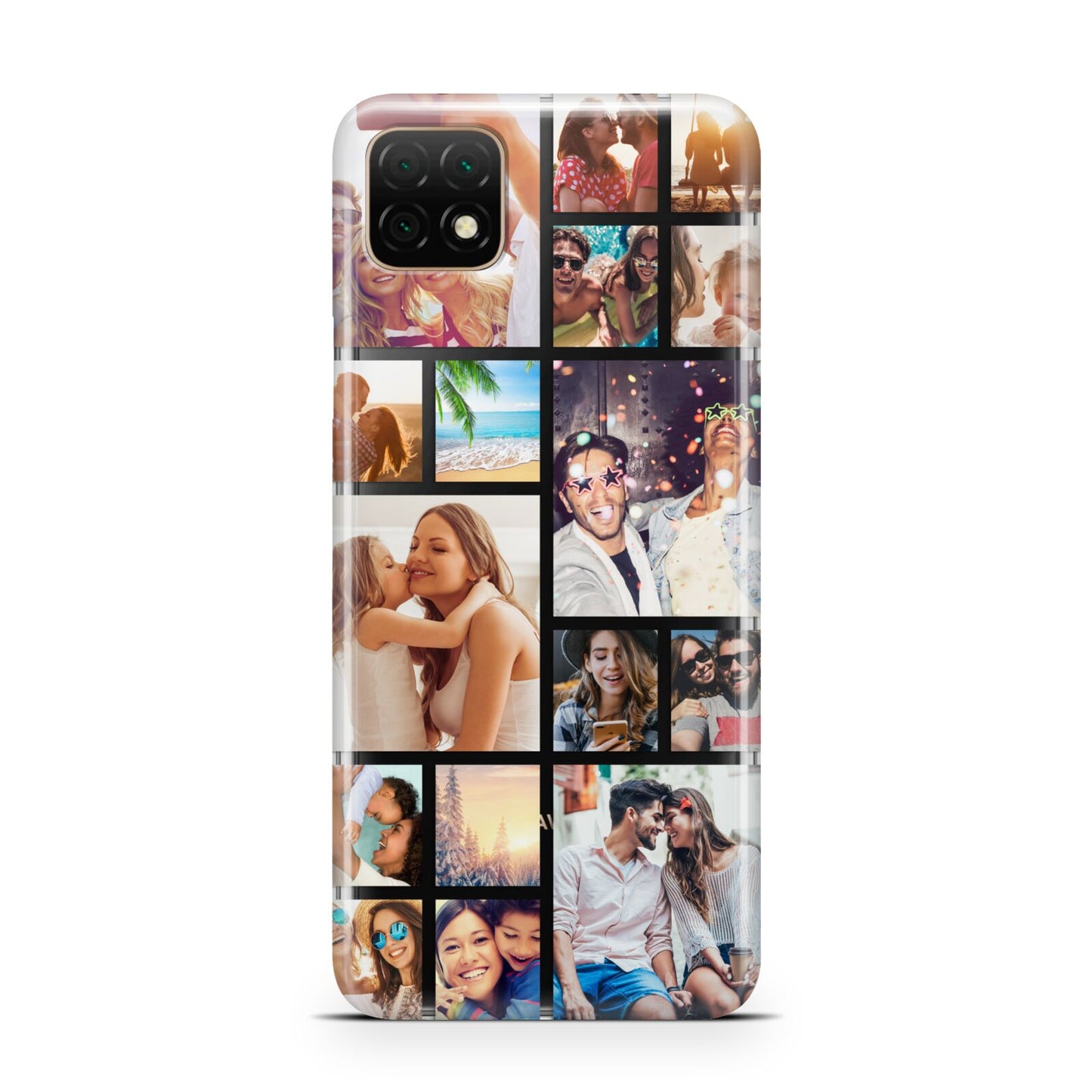 Abstract Multi Tile Photo Montage Upload Huawei Enjoy 20 Phone Case