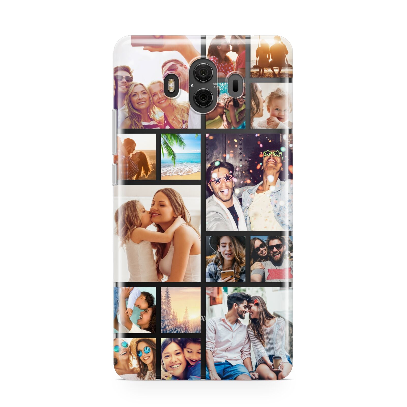 Abstract Multi Tile Photo Montage Upload Huawei Mate 10 Protective Phone Case