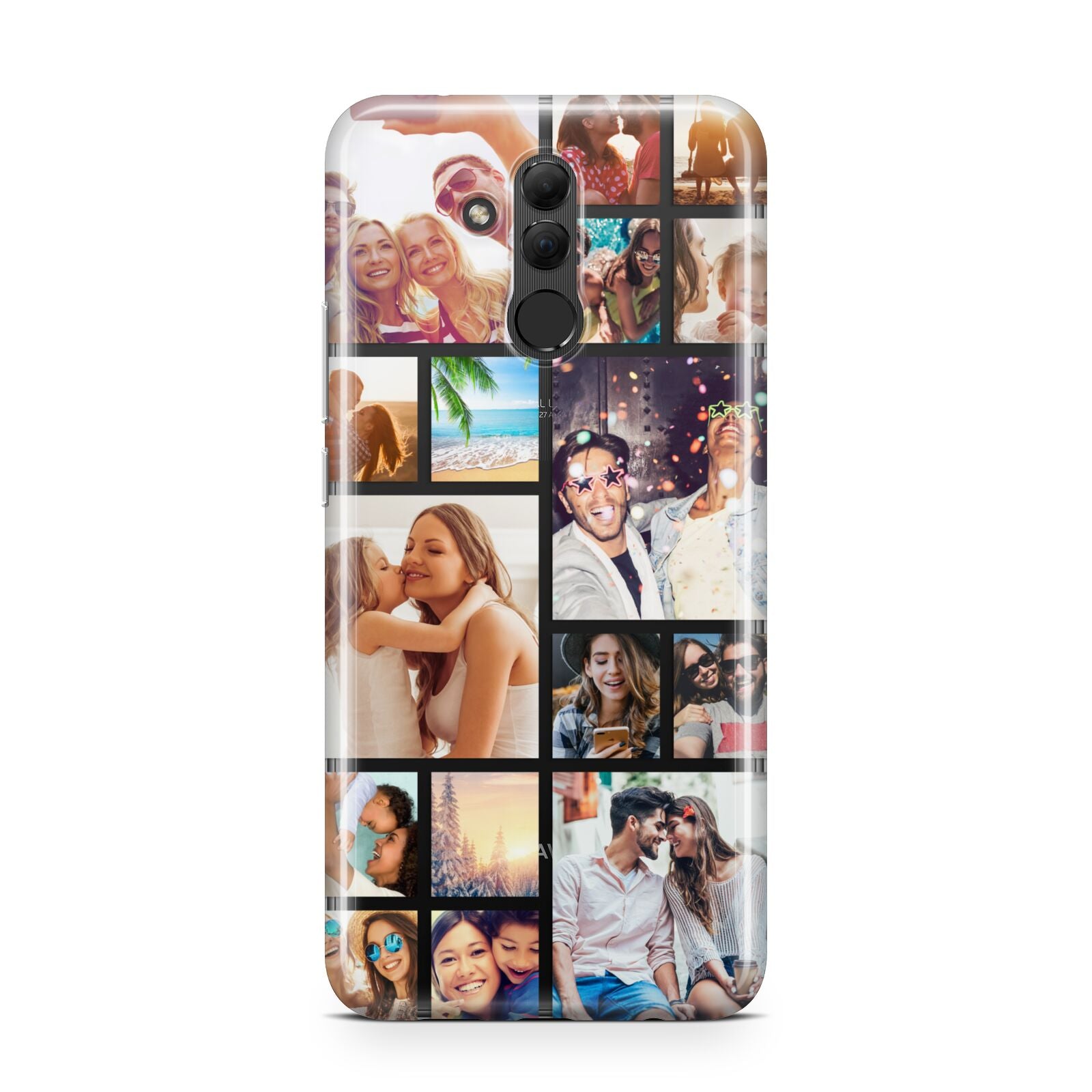 Abstract Multi Tile Photo Montage Upload Huawei Mate 20 Lite