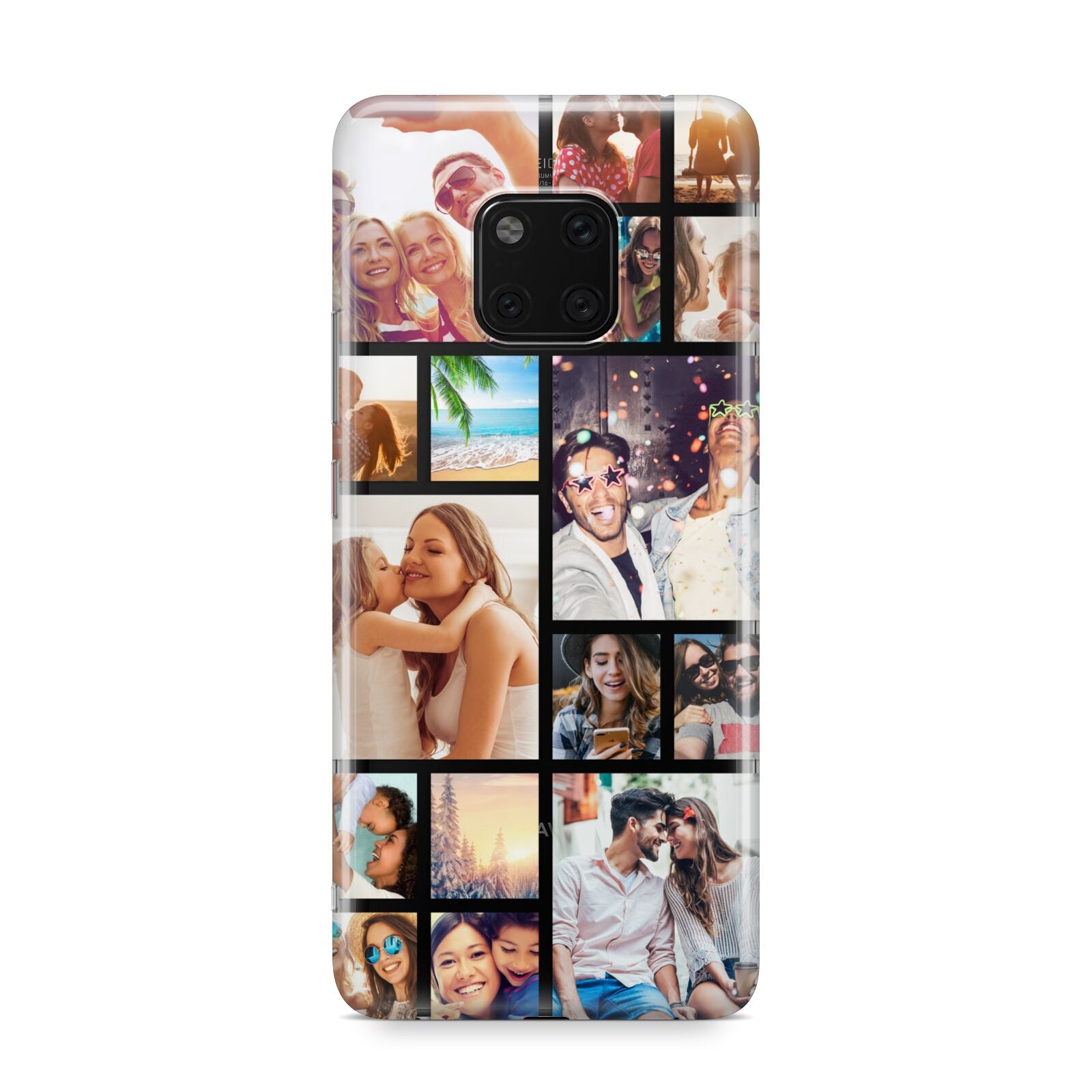 Abstract Multi Tile Photo Montage Upload Huawei Mate 20 Pro Phone Case