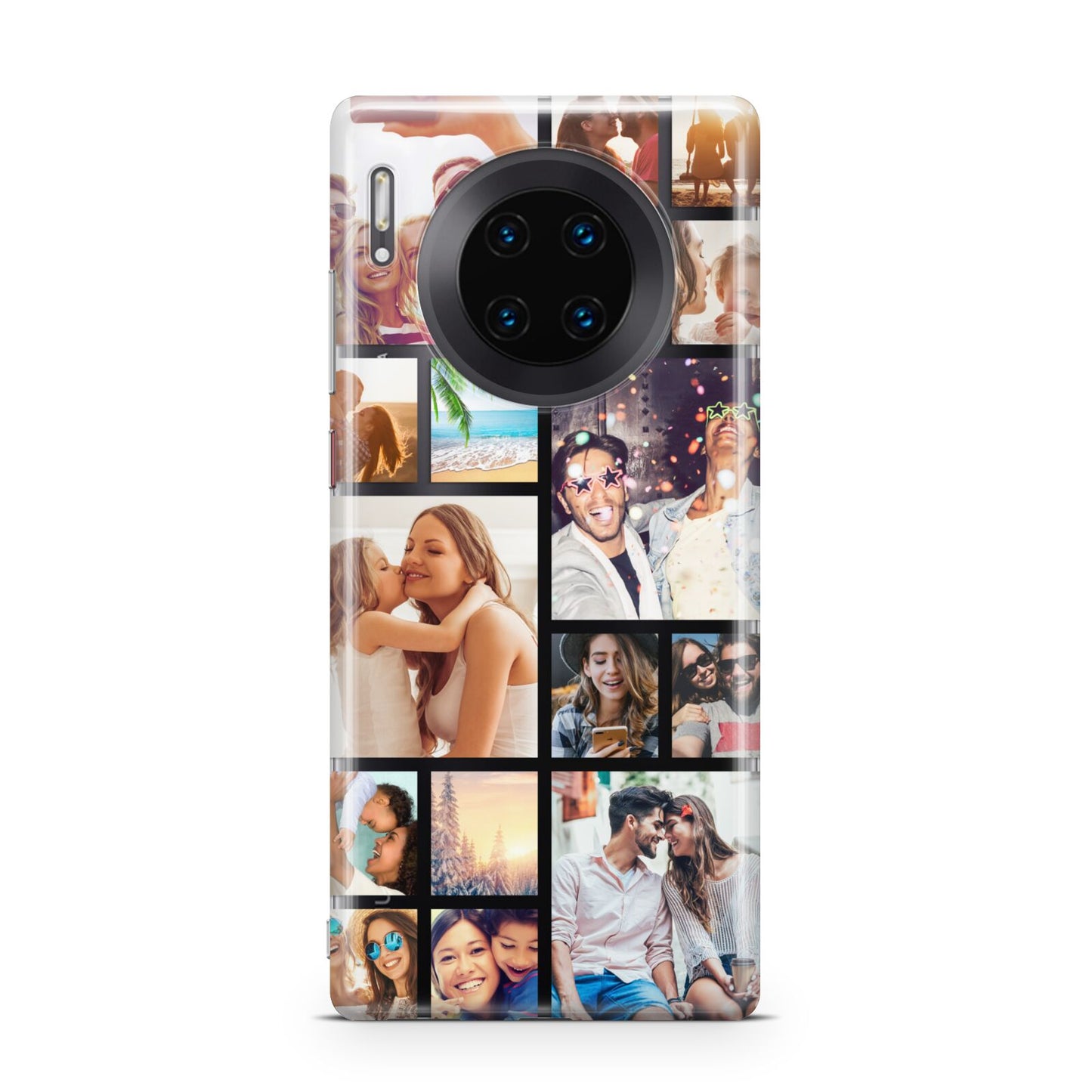 Abstract Multi Tile Photo Montage Upload Huawei Mate 30 Pro Phone Case