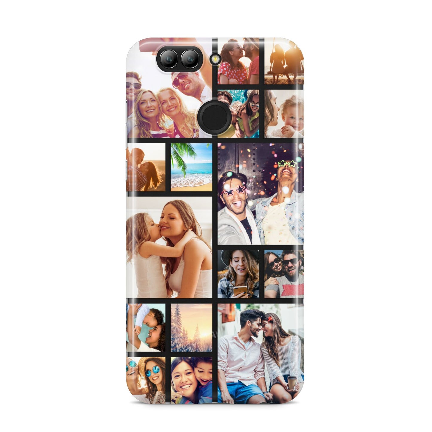 Abstract Multi Tile Photo Montage Upload Huawei Nova 2s Phone Case
