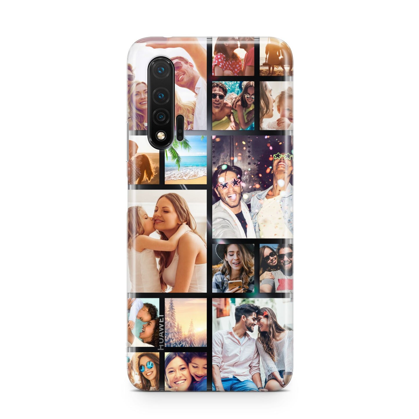 Abstract Multi Tile Photo Montage Upload Huawei Nova 6 Phone Case