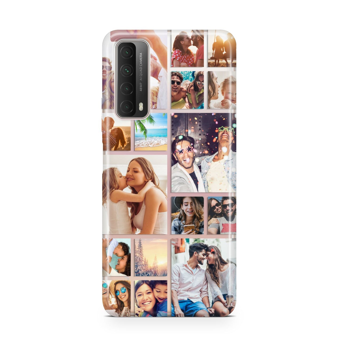 Abstract Multi Tile Photo Montage Upload Huawei P Smart 2021