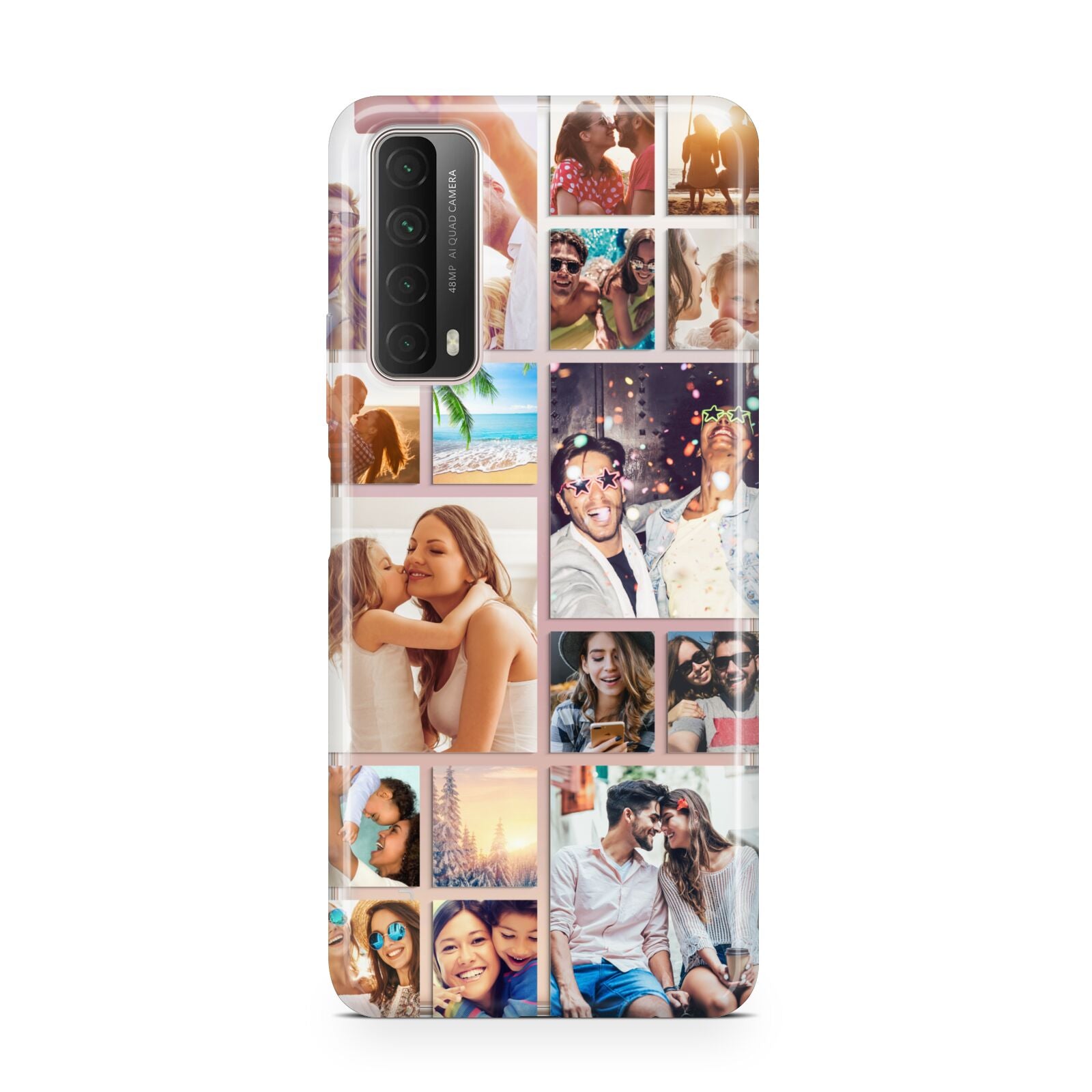 Abstract Multi Tile Photo Montage Upload Huawei P Smart 2021