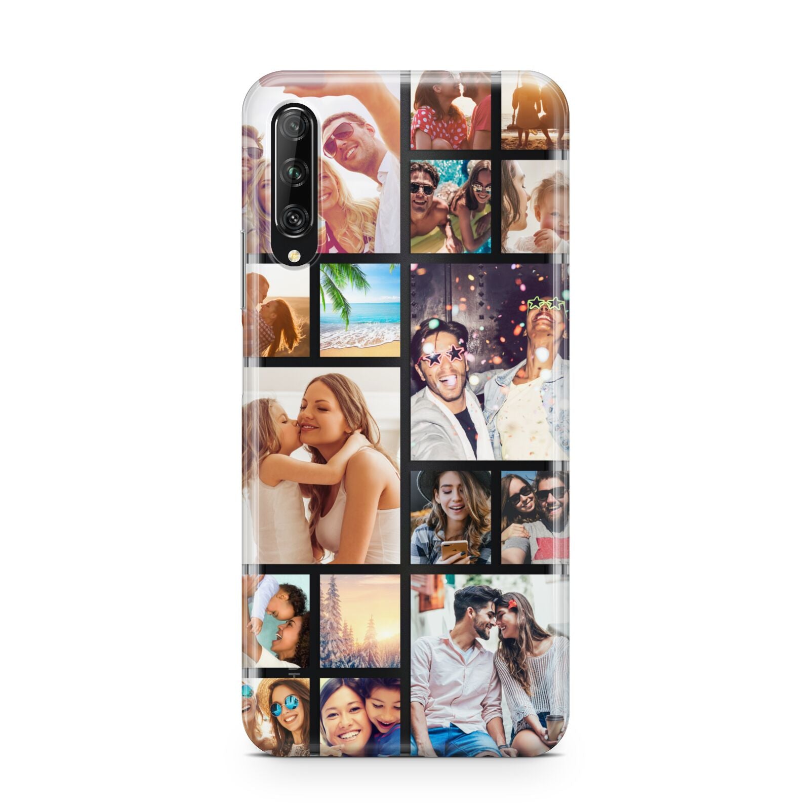 Abstract Multi Tile Photo Montage Upload Huawei P Smart Pro 2019