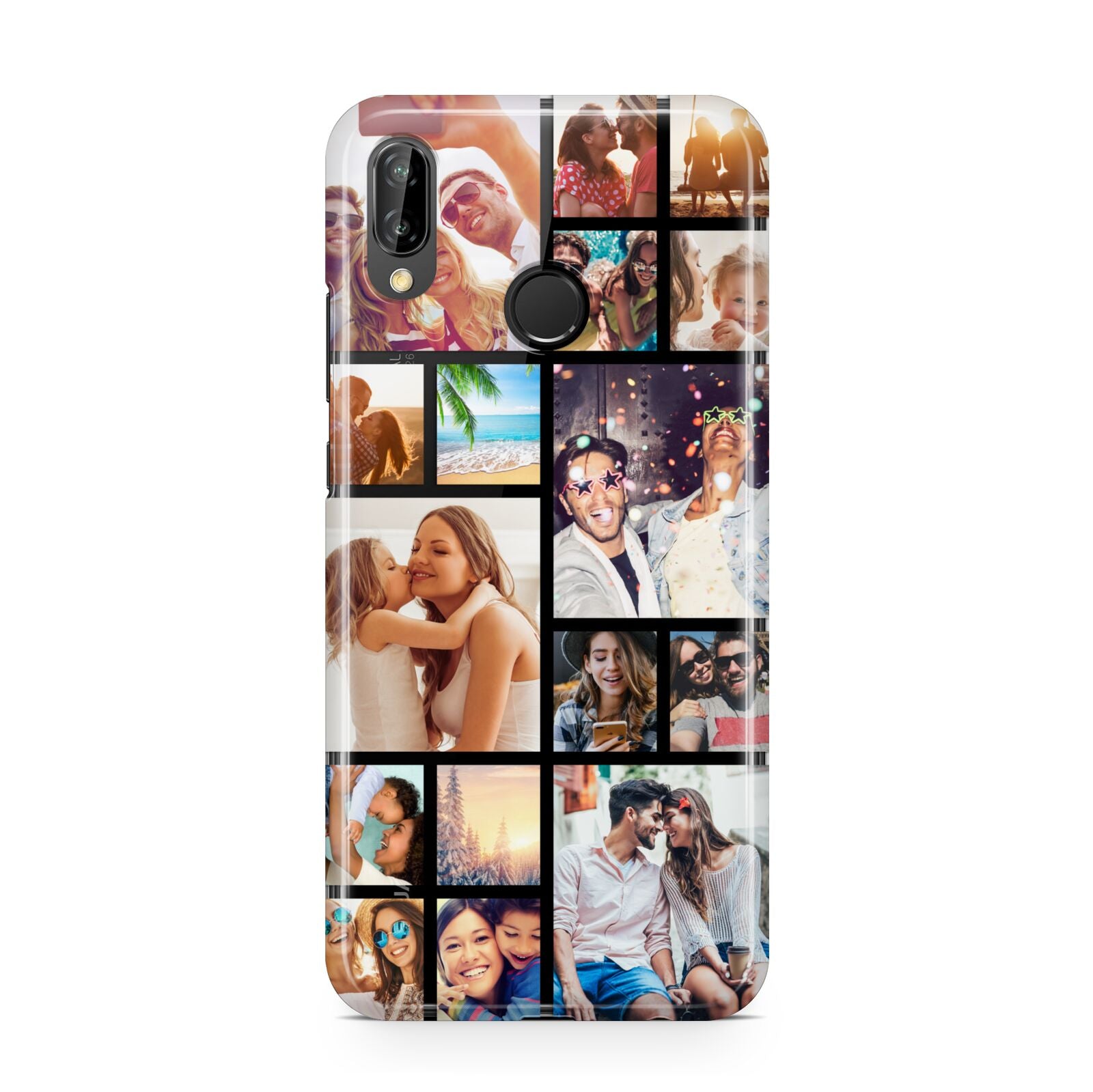 Abstract Multi Tile Photo Montage Upload Huawei P20 Lite Phone Case