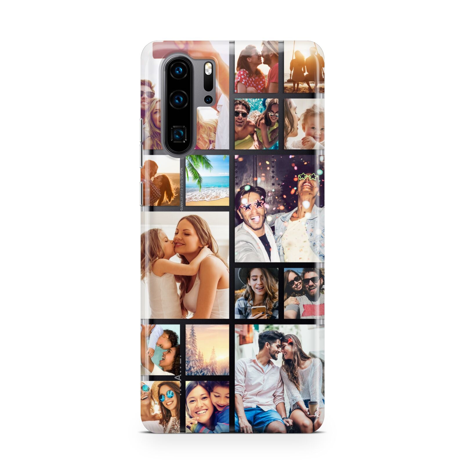 Abstract Multi Tile Photo Montage Upload Huawei P30 Pro Phone Case