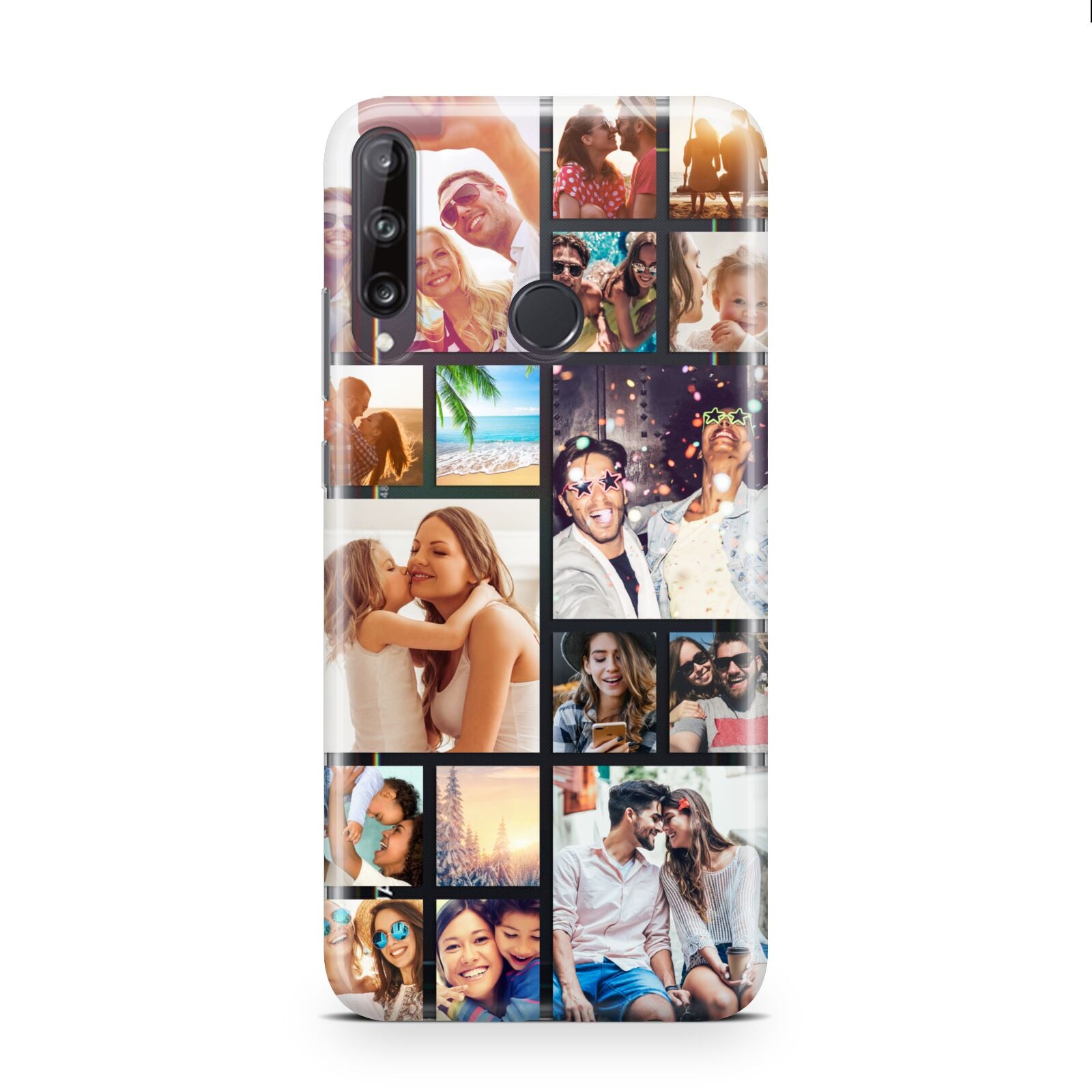 Abstract Multi Tile Photo Montage Upload Huawei P40 Lite E Phone Case