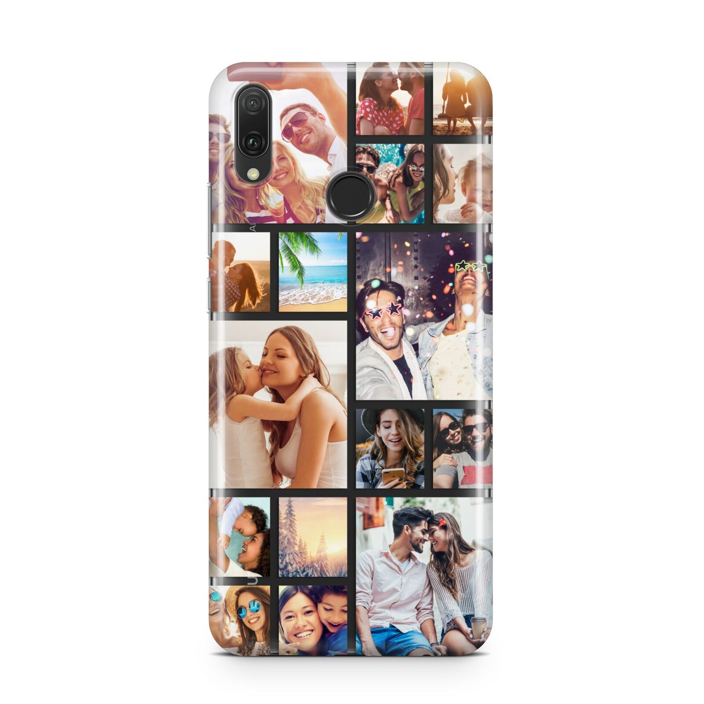 Abstract Multi Tile Photo Montage Upload Huawei Y9 2019