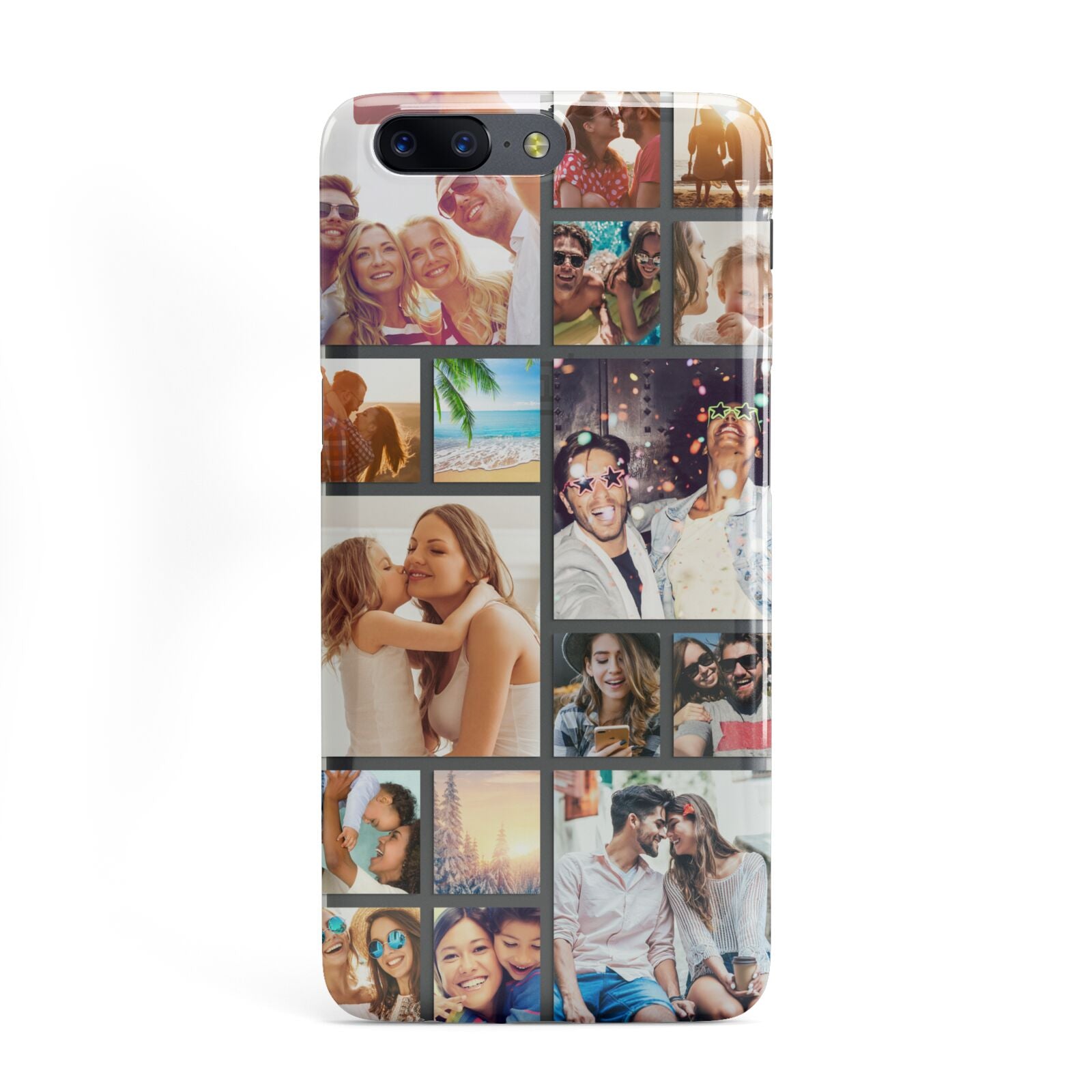 Abstract Multi Tile Photo Montage Upload OnePlus Case