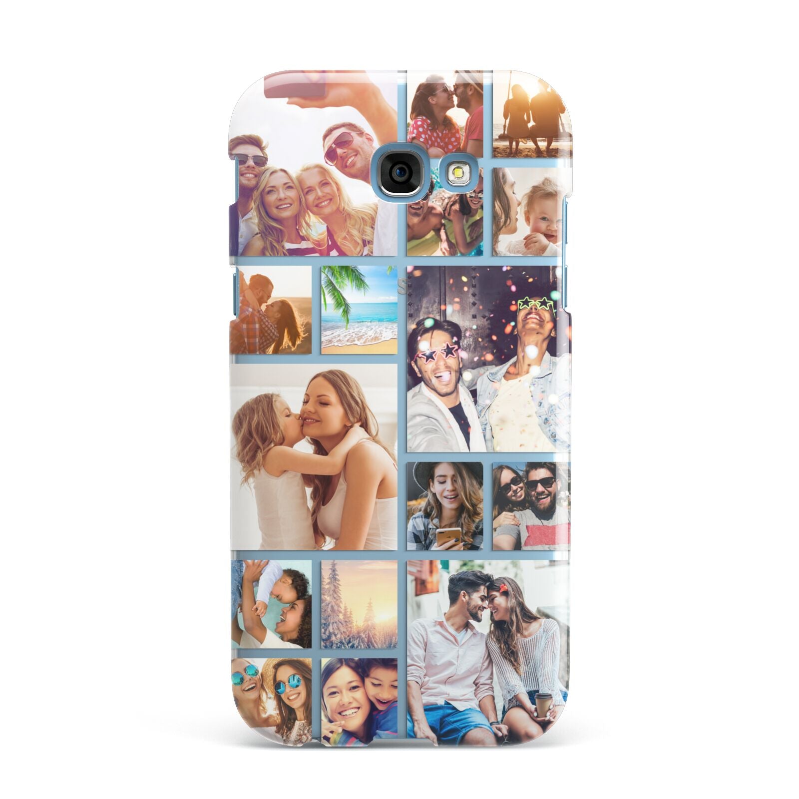 Abstract Multi Tile Photo Montage Upload Samsung Galaxy A7 2017 Case