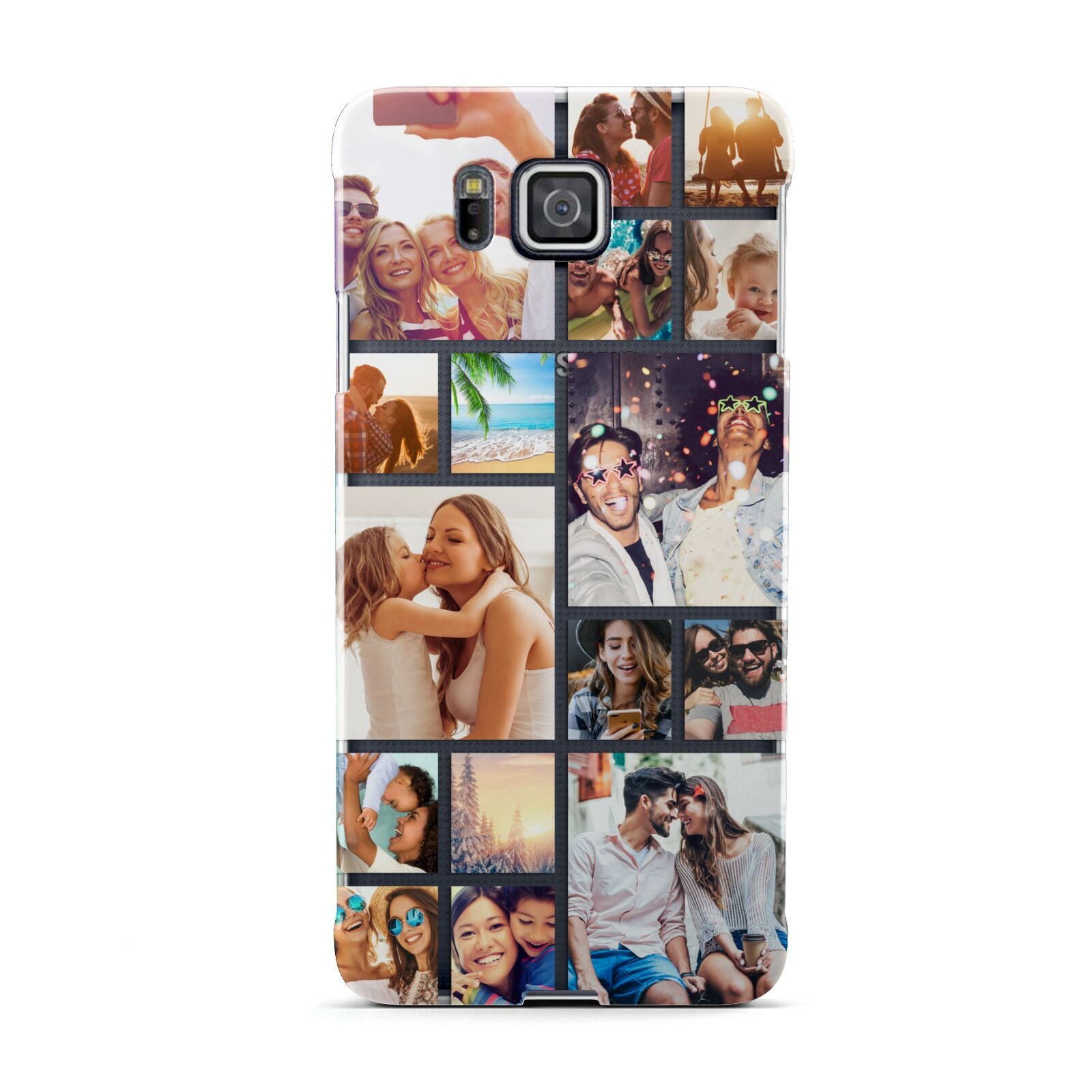 Abstract Multi Tile Photo Montage Upload Samsung Galaxy Alpha Case