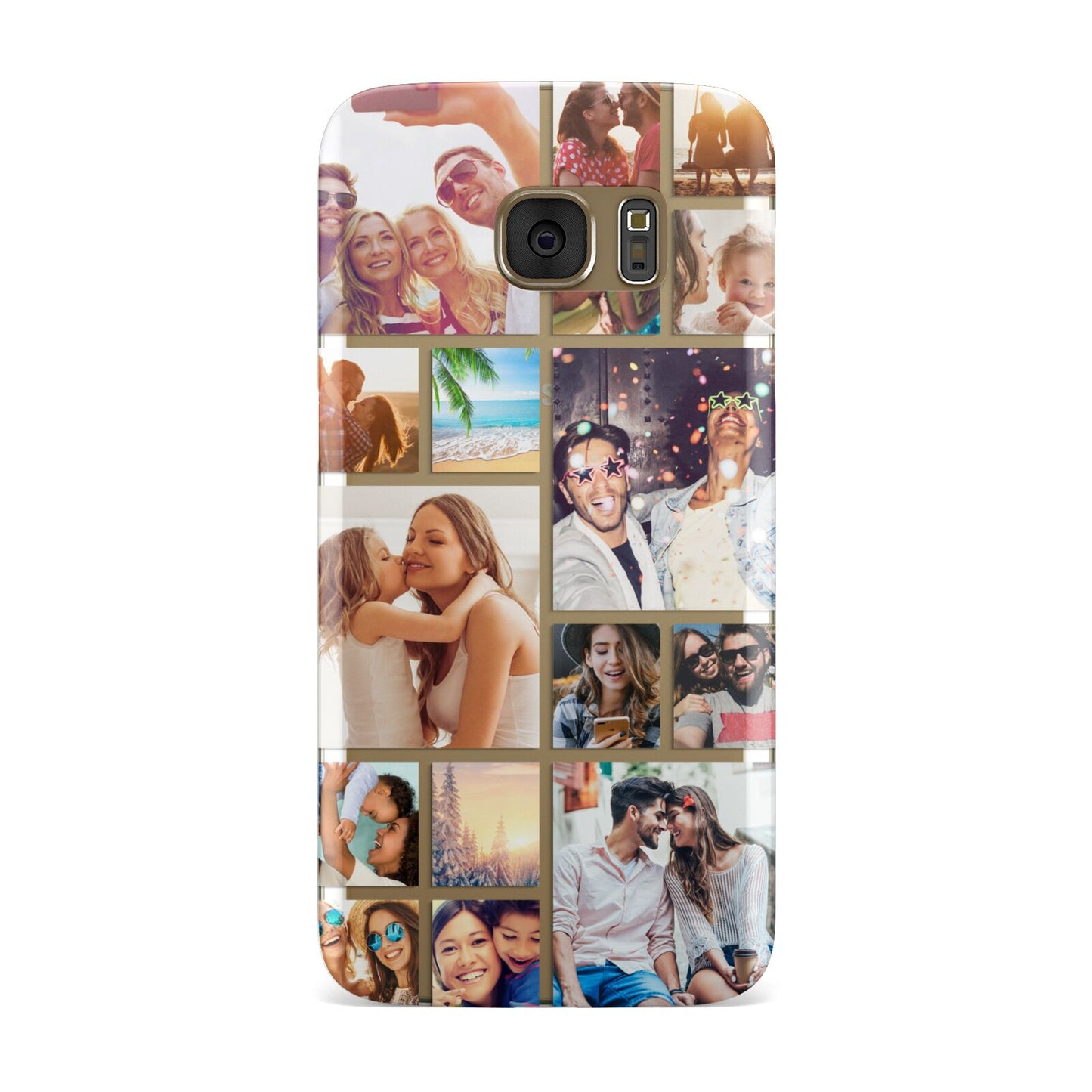 Abstract Multi Tile Photo Montage Upload Samsung Galaxy Case