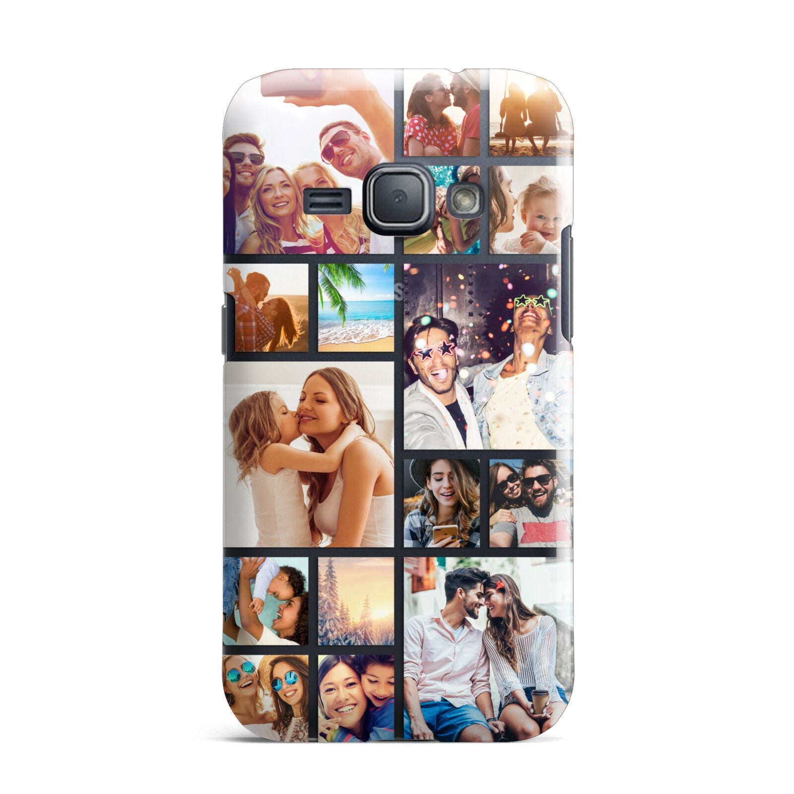 Abstract Multi Tile Photo Montage Upload Samsung Galaxy J1 2016 Case