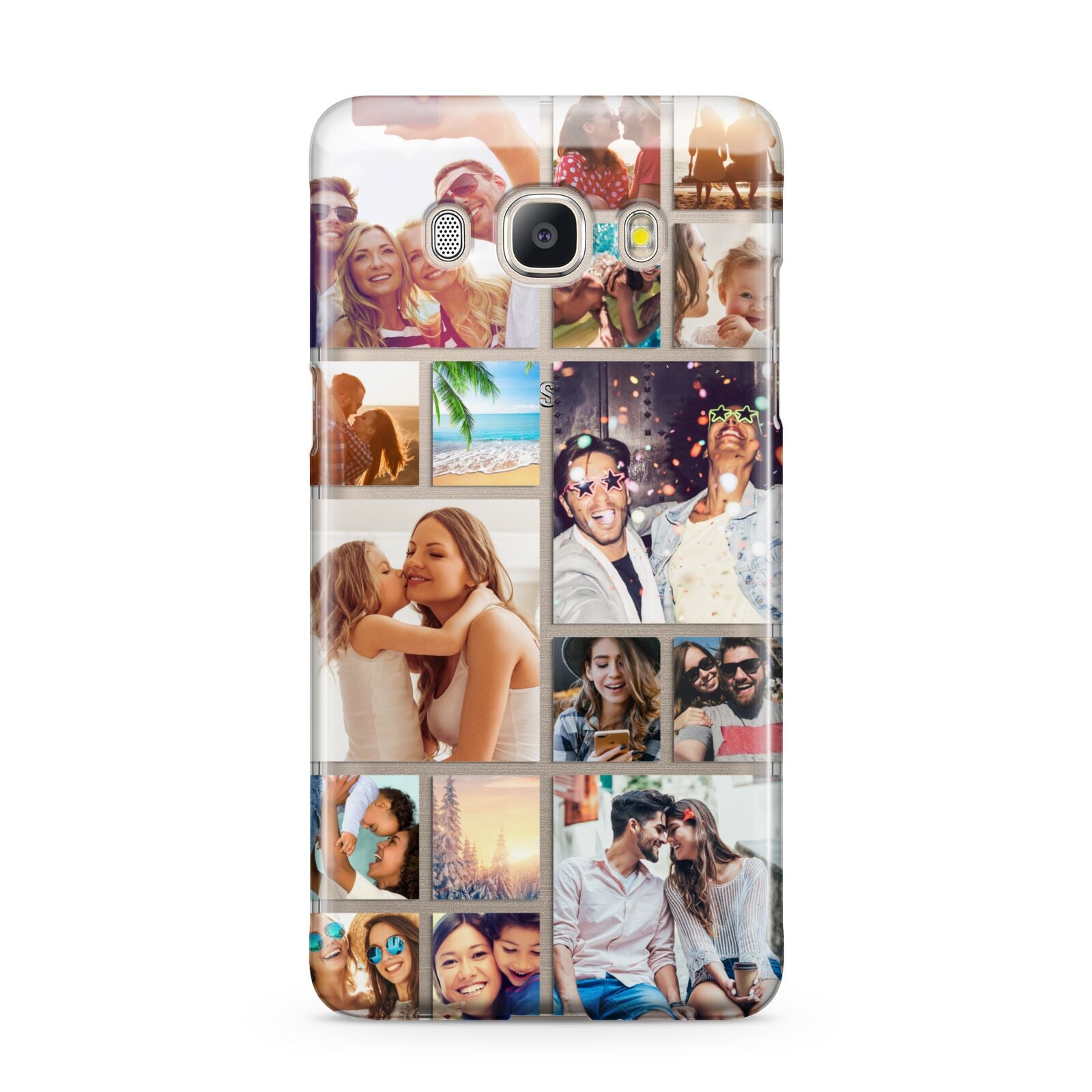 Abstract Multi Tile Photo Montage Upload Samsung Galaxy J5 2016 Case