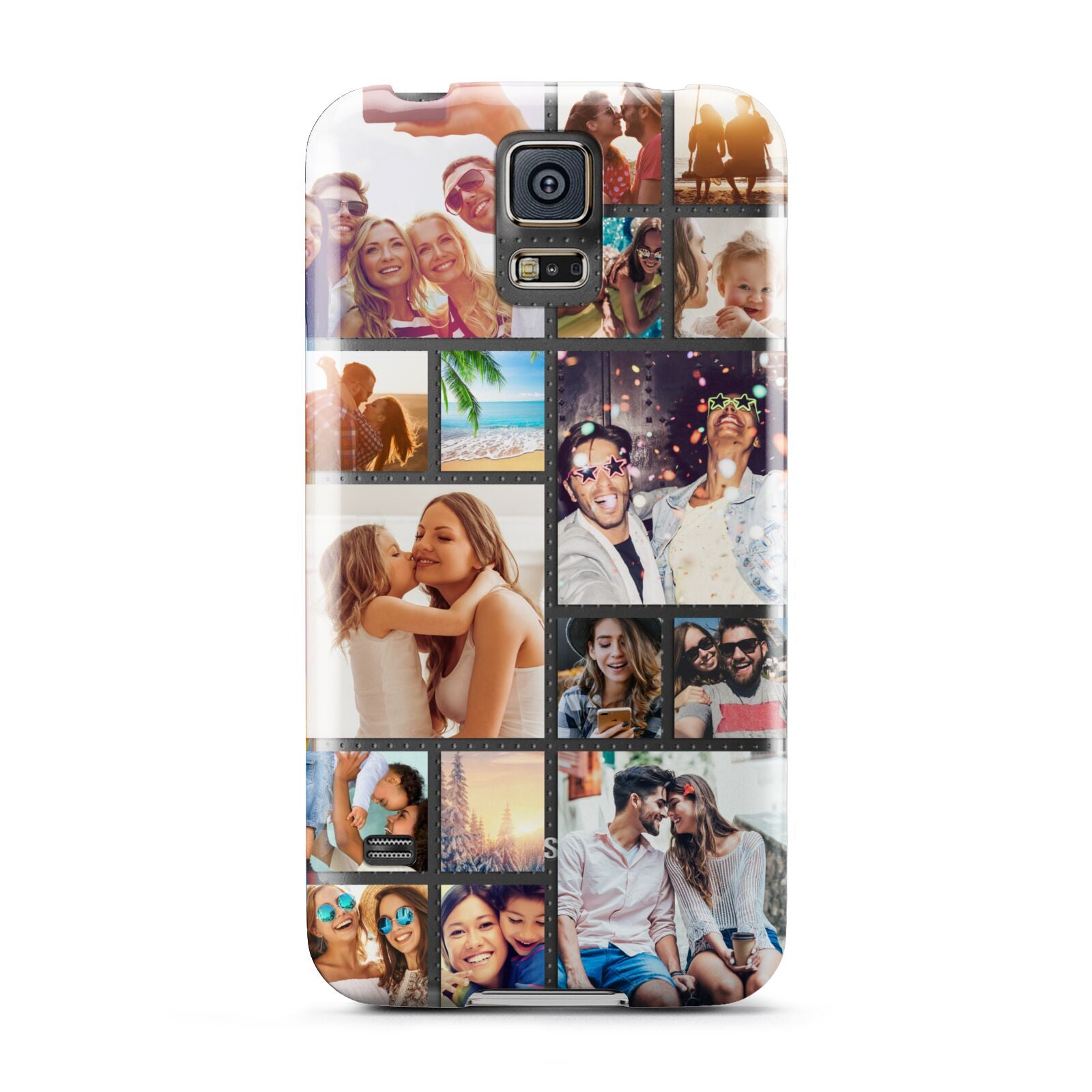 Abstract Multi Tile Photo Montage Upload Samsung Galaxy S5 Case