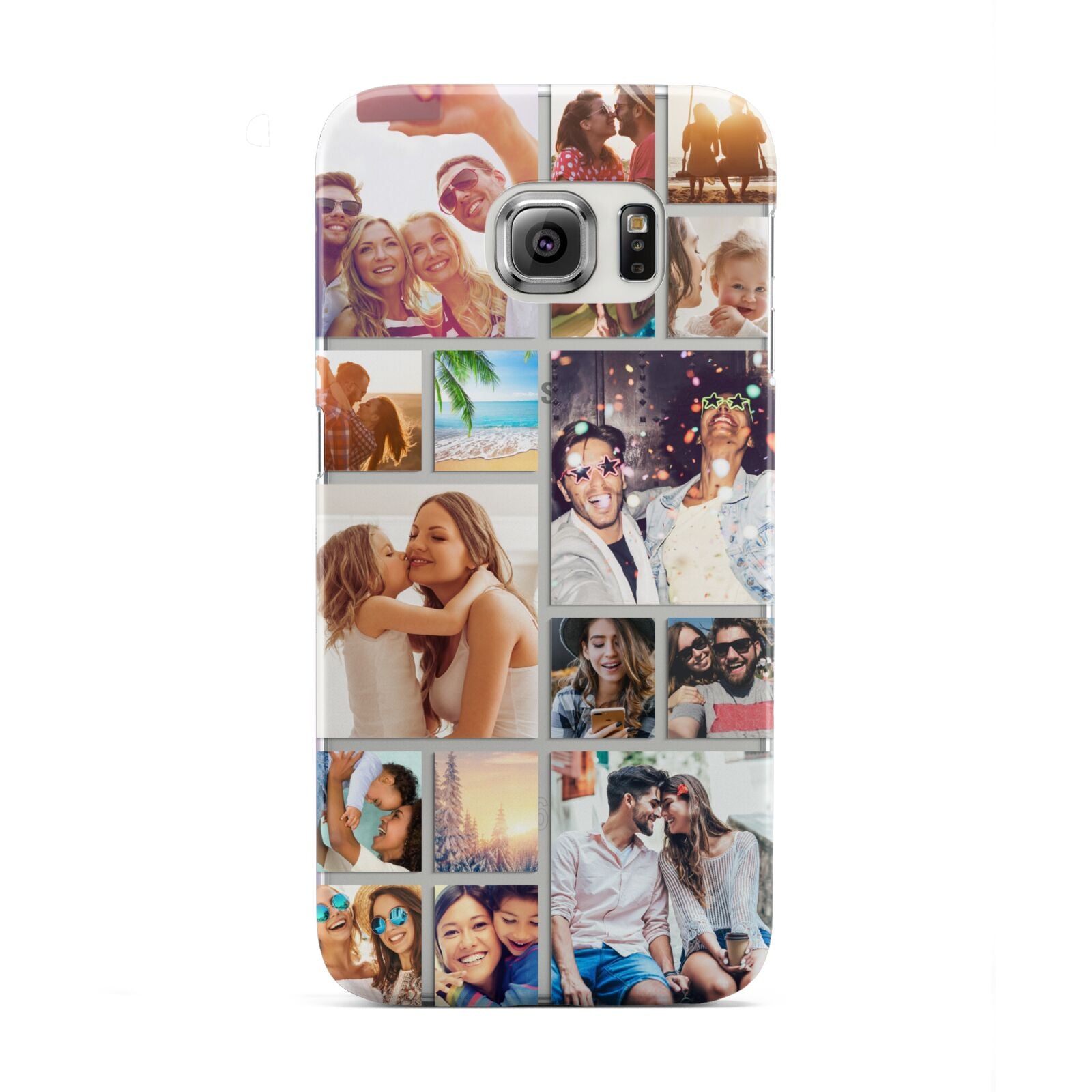 Abstract Multi Tile Photo Montage Upload Samsung Galaxy S6 Edge Case