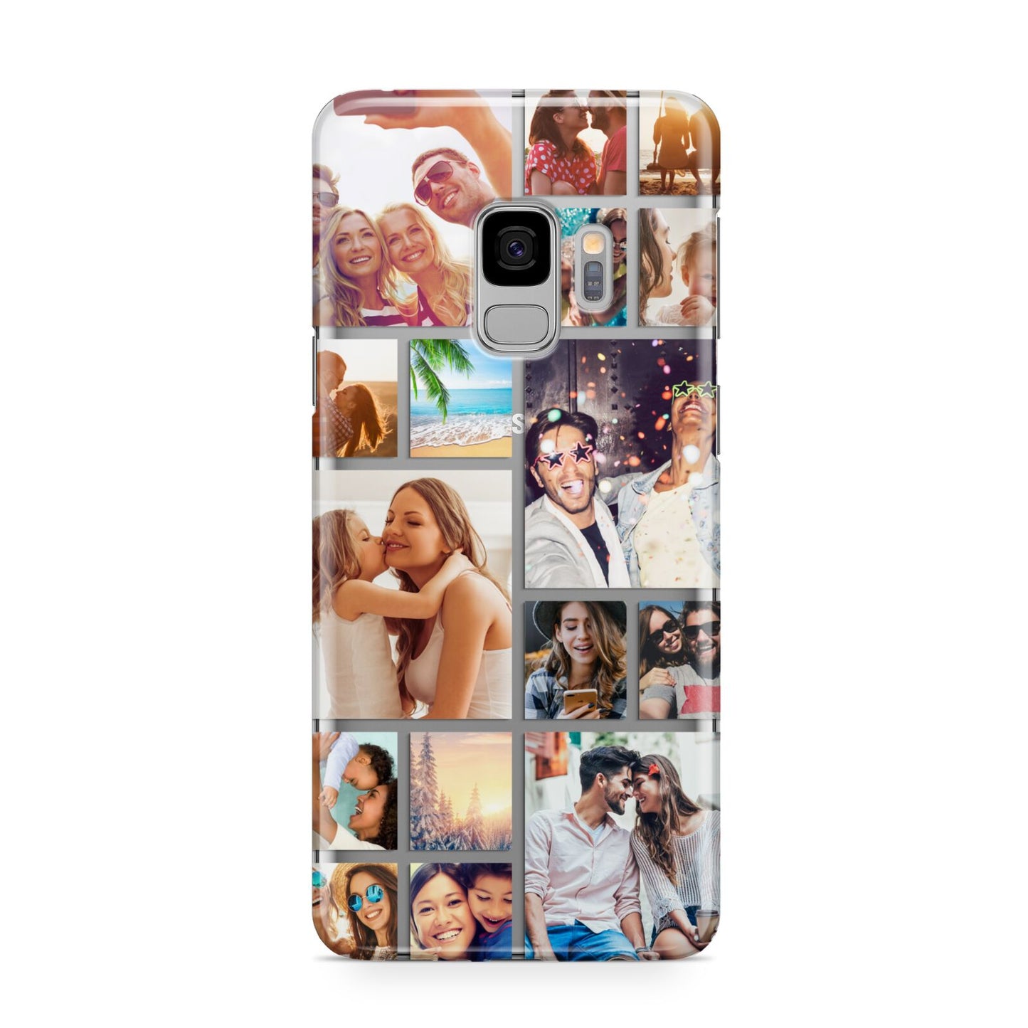 Abstract Multi Tile Photo Montage Upload Samsung Galaxy S9 Case
