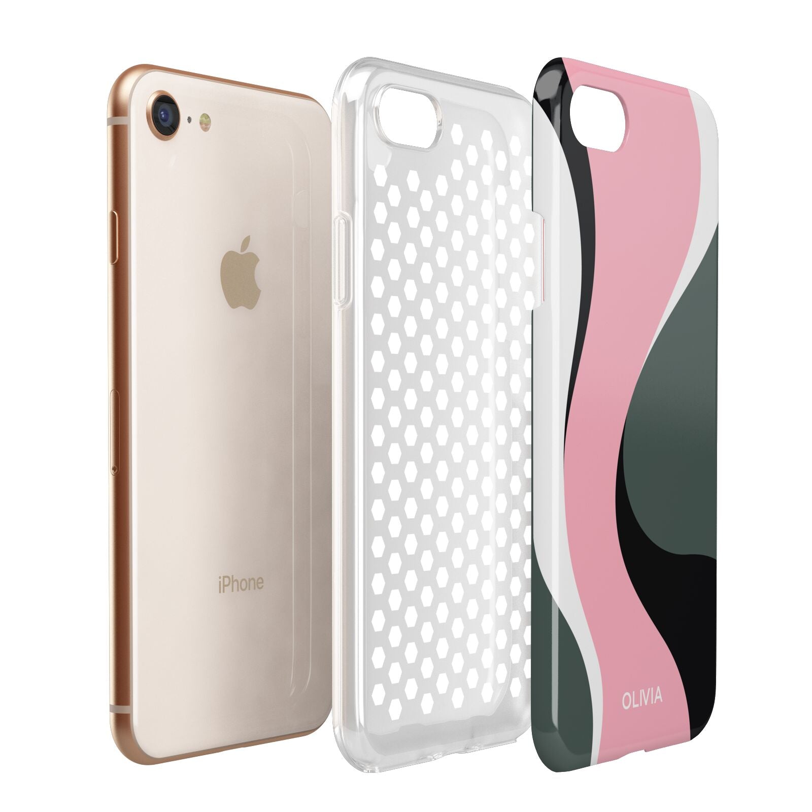 Abstract Name Apple iPhone 7 8 3D Tough Case Expanded View
