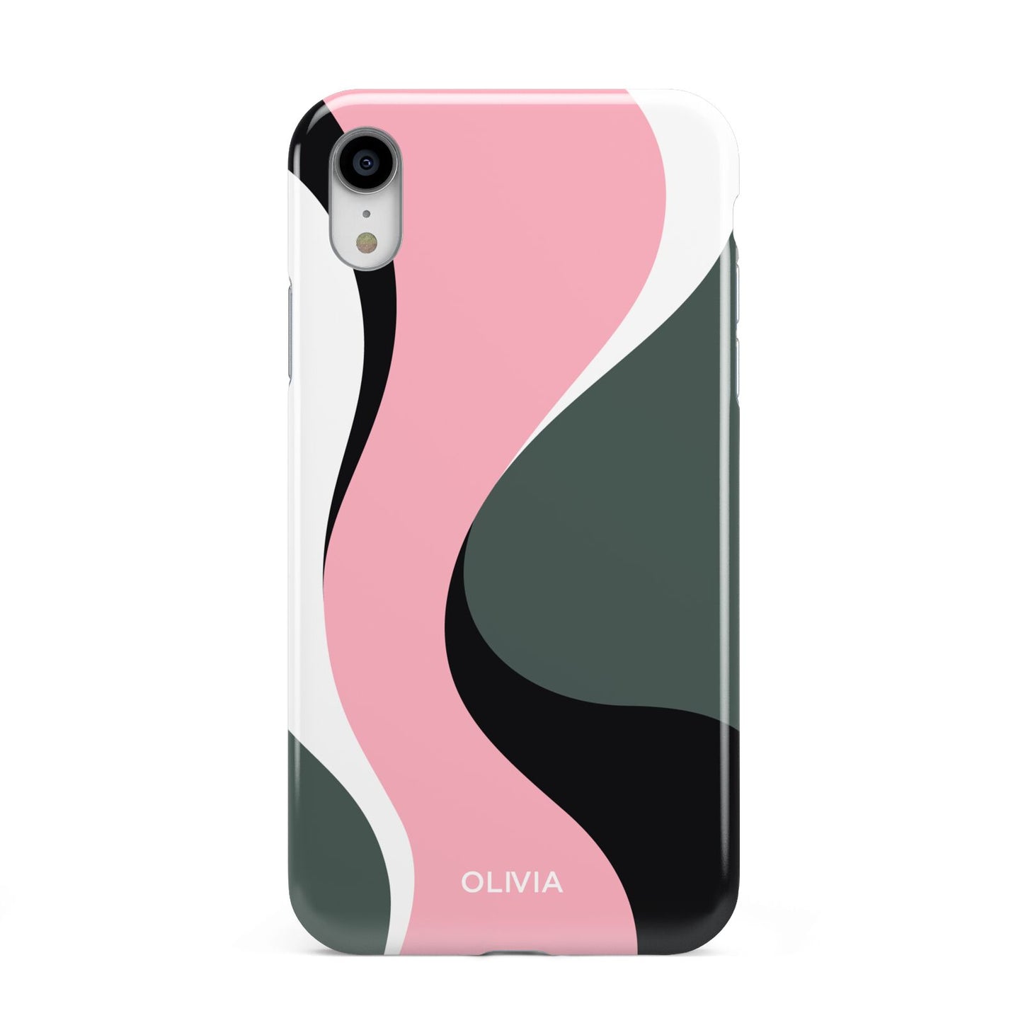 Abstract Name Apple iPhone XR White 3D Tough Case