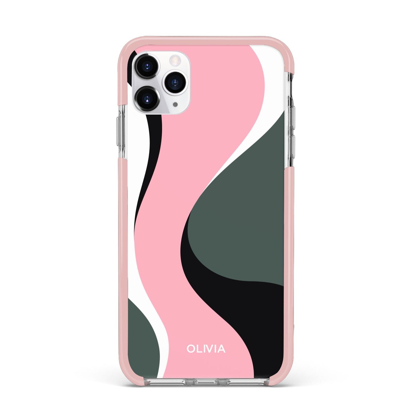 Abstract Name iPhone 11 Pro Max Impact Pink Edge Case