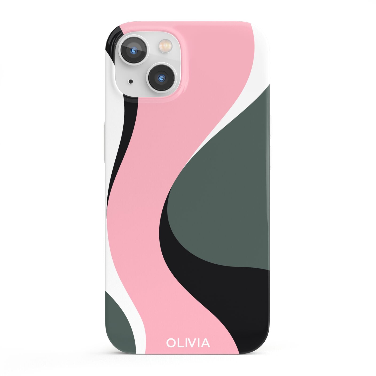 Abstract Name iPhone 13 Full Wrap 3D Snap Case