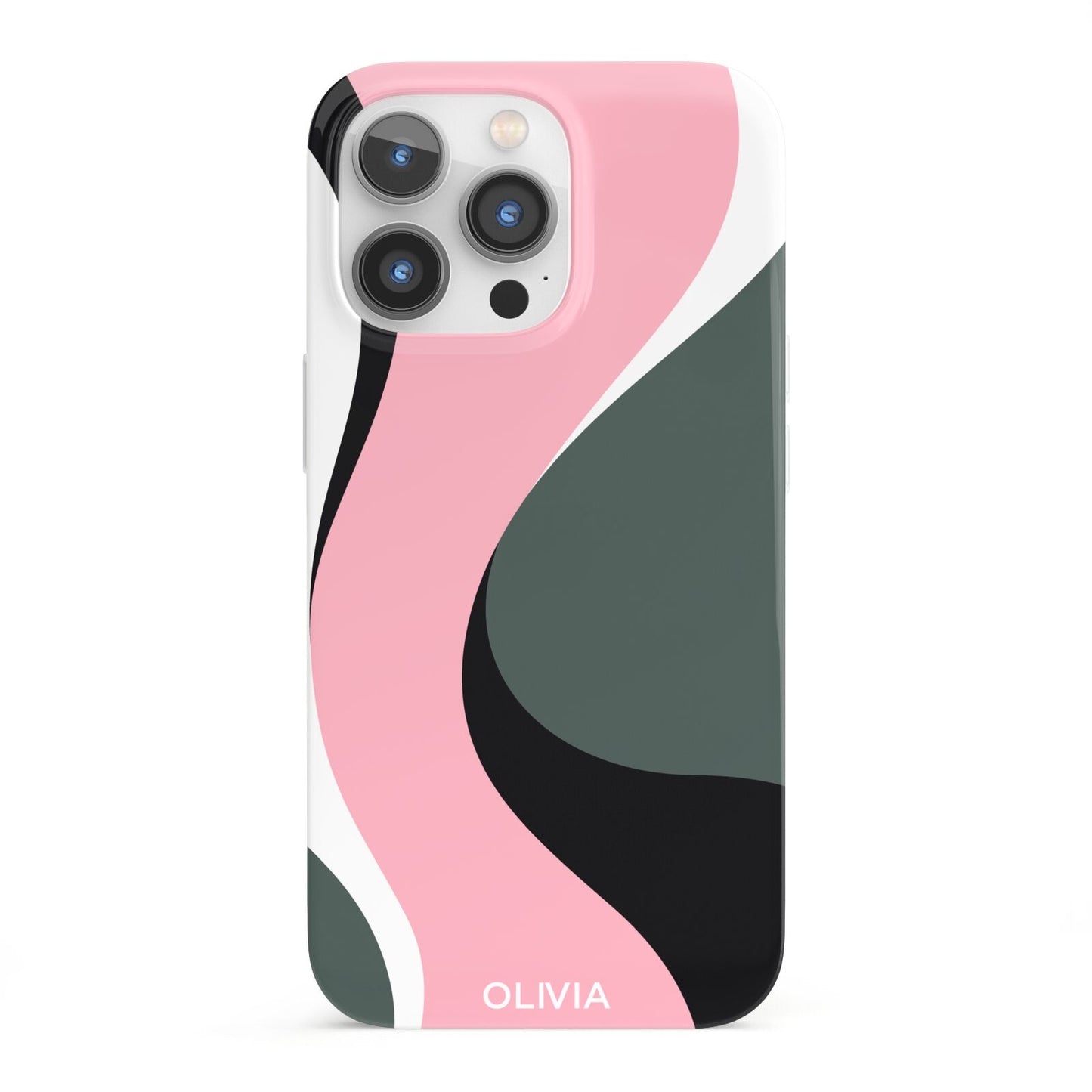 Abstract Name iPhone 13 Pro Full Wrap 3D Snap Case