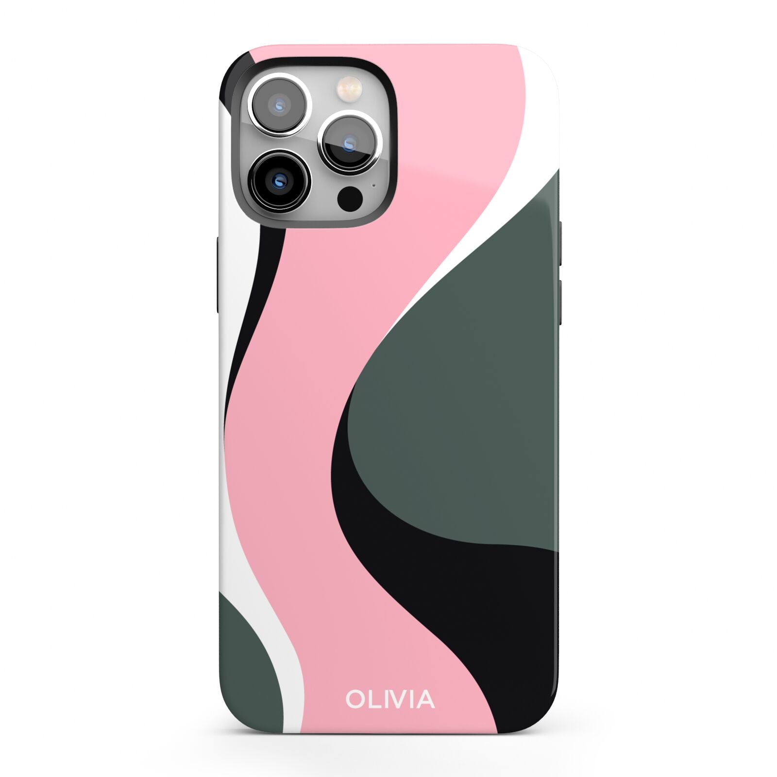 Abstract Name iPhone 13 Pro Max Full Wrap 3D Tough Case