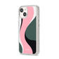 Abstract Name iPhone 14 Glitter Tough Case Starlight Angled Image