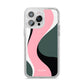 Abstract Name iPhone 14 Pro Max Glitter Tough Case Silver