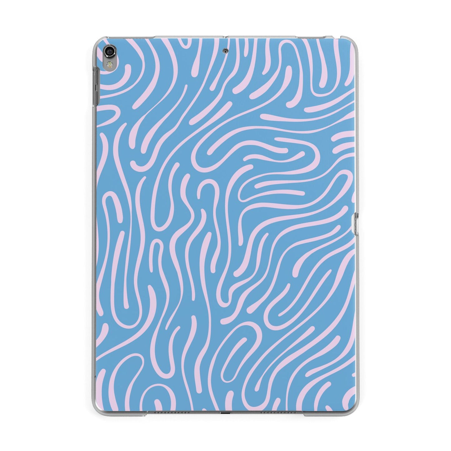 Abstract Ocean Pattern Apple iPad Grey Case