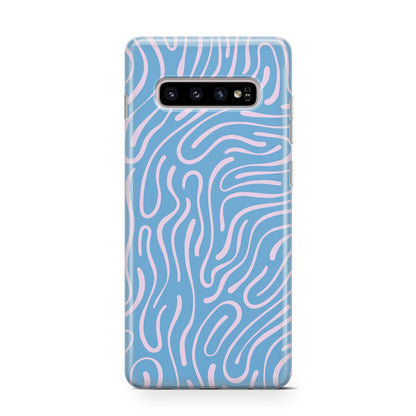 Abstract Ocean Pattern Samsung Galaxy S10 Case