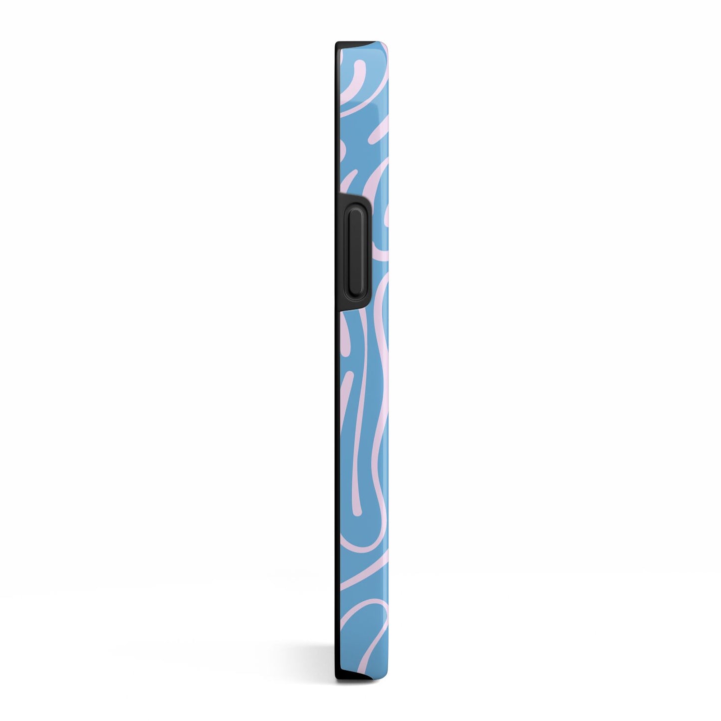 Abstract Ocean Pattern iPhone 13 Mini Side Image 3D Tough Case