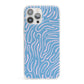 Abstract Ocean Pattern iPhone 13 Pro Max Clear Bumper Case