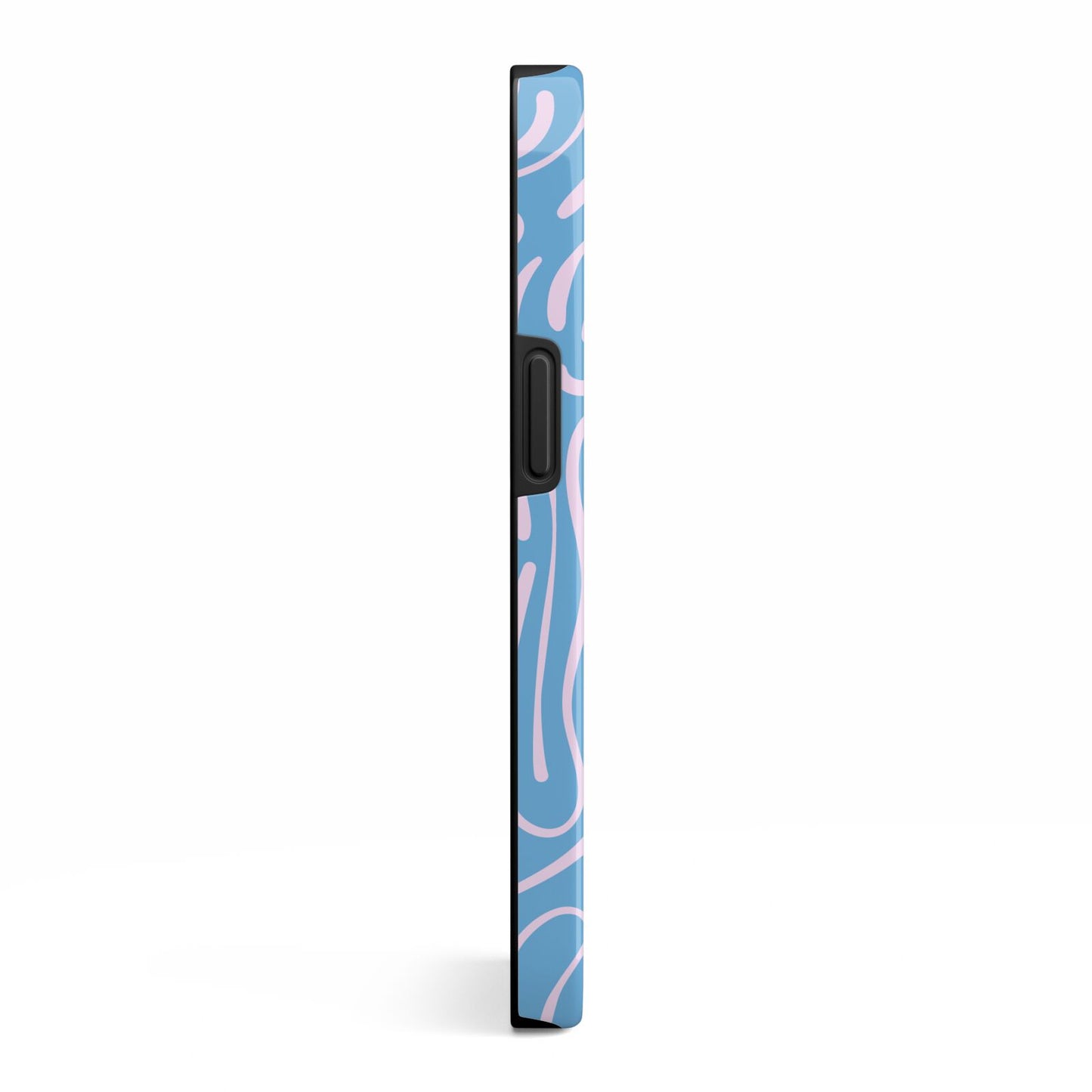 Abstract Ocean Pattern iPhone 13 Side Image 3D Tough Case