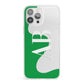 Abstract Personalised Initials iPhone 13 Pro Max Clear Bumper Case