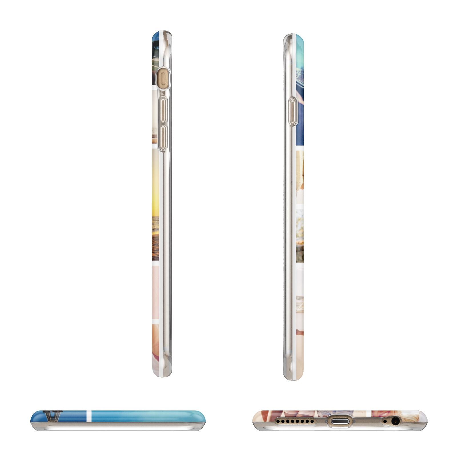 Abstract Photo Collage Upload Apple iPhone 6 Plus 3D Wrap Tough Case Alternative Image Angles