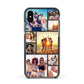 Abstract Photo Collage Upload Apple iPhone Xs Impact Case Black Edge on Black Phone