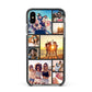 Abstract Photo Collage Upload Apple iPhone Xs Max Impact Case Black Edge on Black Phone