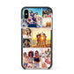 Abstract Photo Collage Upload Apple iPhone Xs Max Impact Case Black Edge on Gold Phone